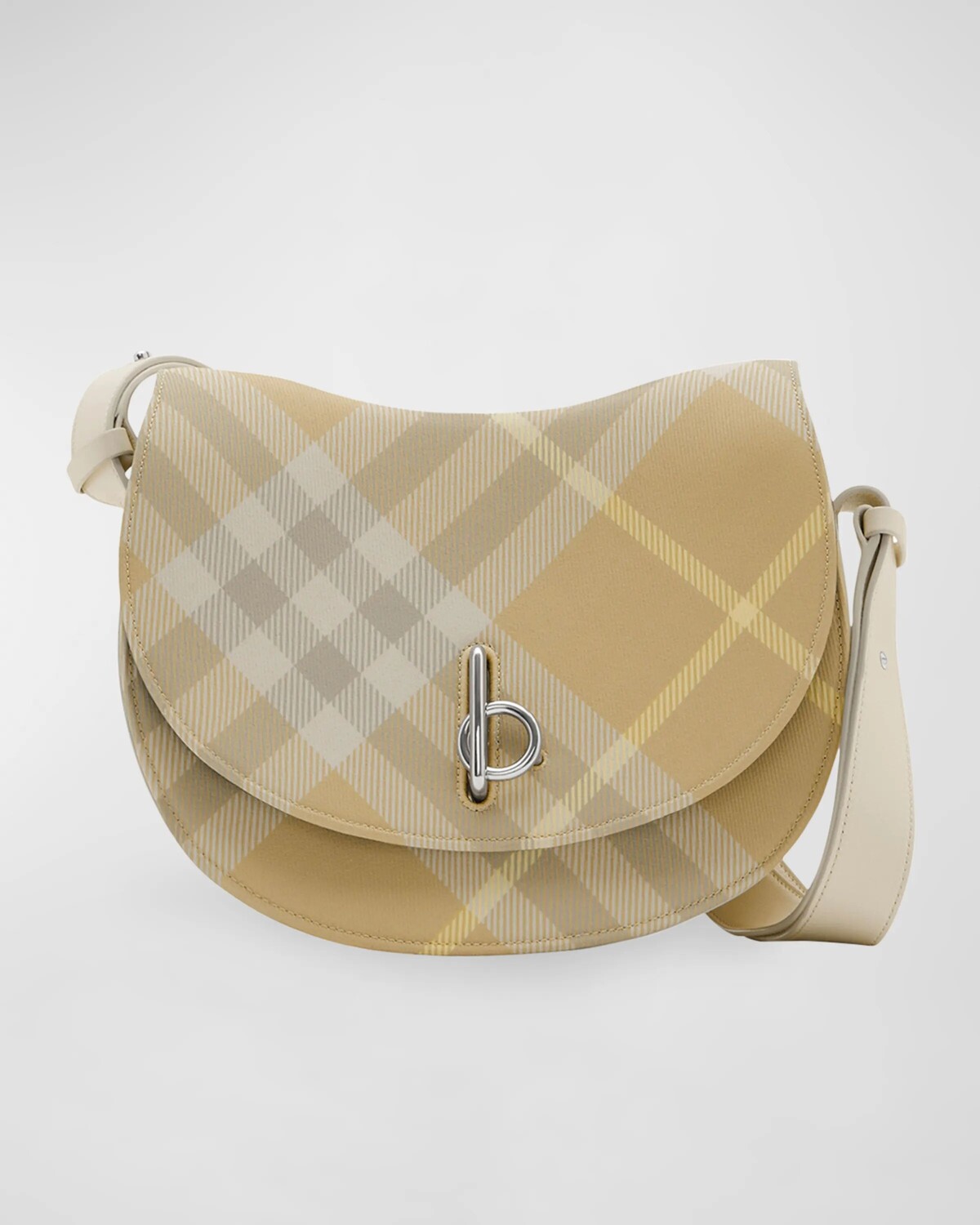 

Сумка через плечо в клетку Rocking Horse Burberry, цвет Flax