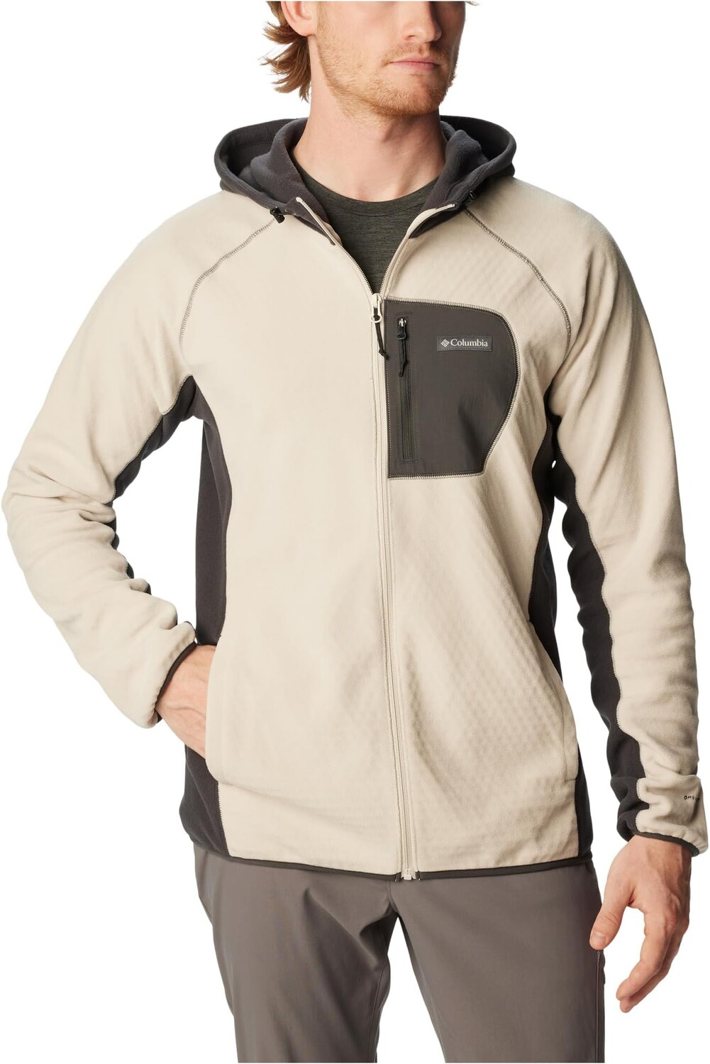 

Куртка Outdoor Tracks Hooded Full Zip Columbia, цвет Dark Stone/Shark