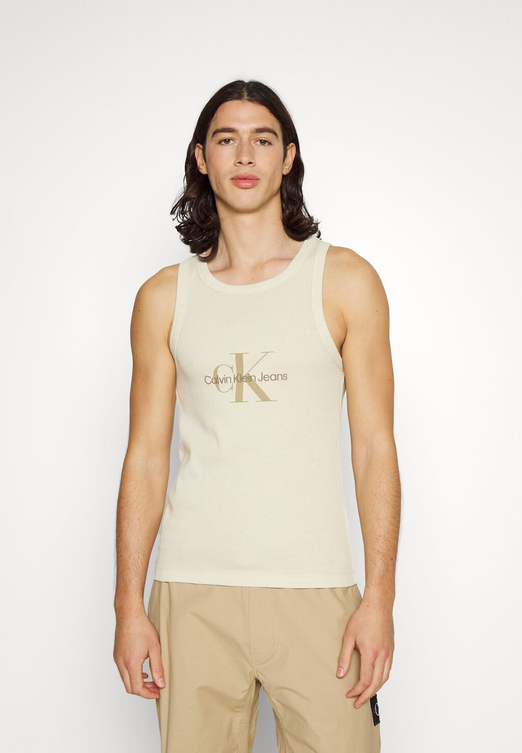 

Топ Calvin Klein Jeans, бежевый