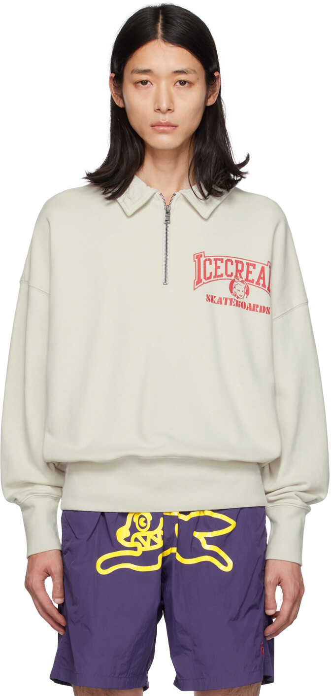

Off-white толстовка с молнией до половины ICECREAM