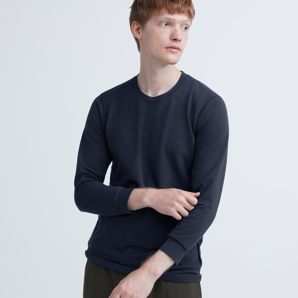 

Мужская термоодежда Uniqlo HEATTECH из хлопка, темно-синий