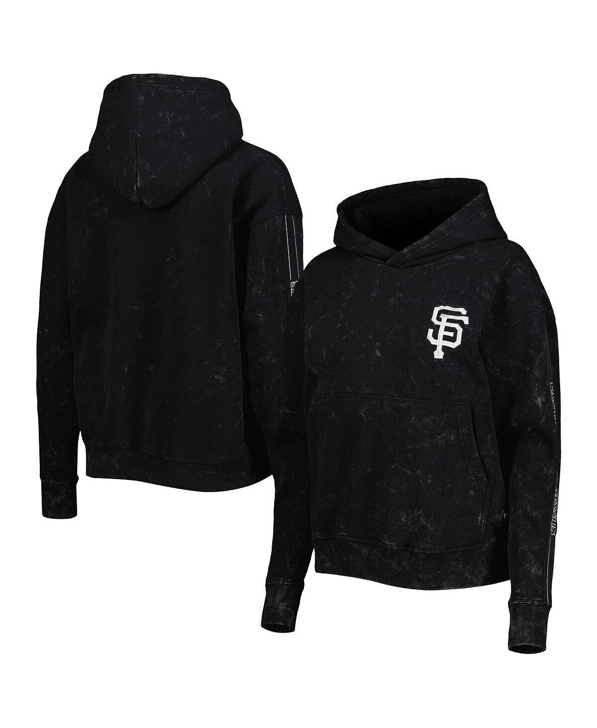 

Женский черный пуловер с капюшоном San Francisco Giants Marble The Wild Collective, черный