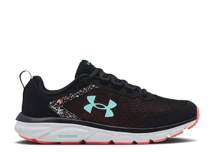 

Кроссовки Under Armour WMNS CHARGED ASSERT 9 'PAINT SPLATTER - BLACK TILE BLUE', черный