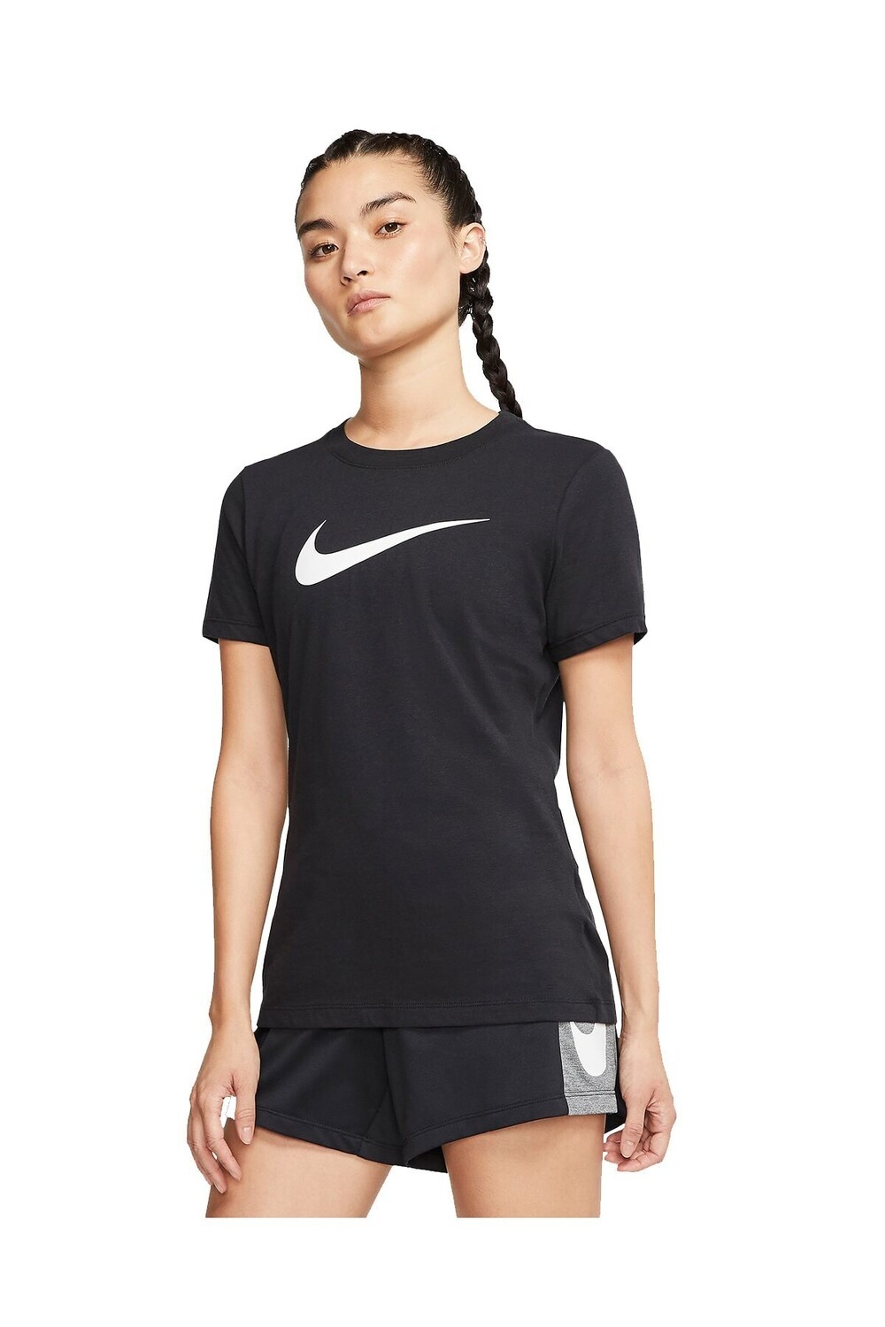 

Женская футболка W Nk Df Tee Dfc Crew Nike, черный