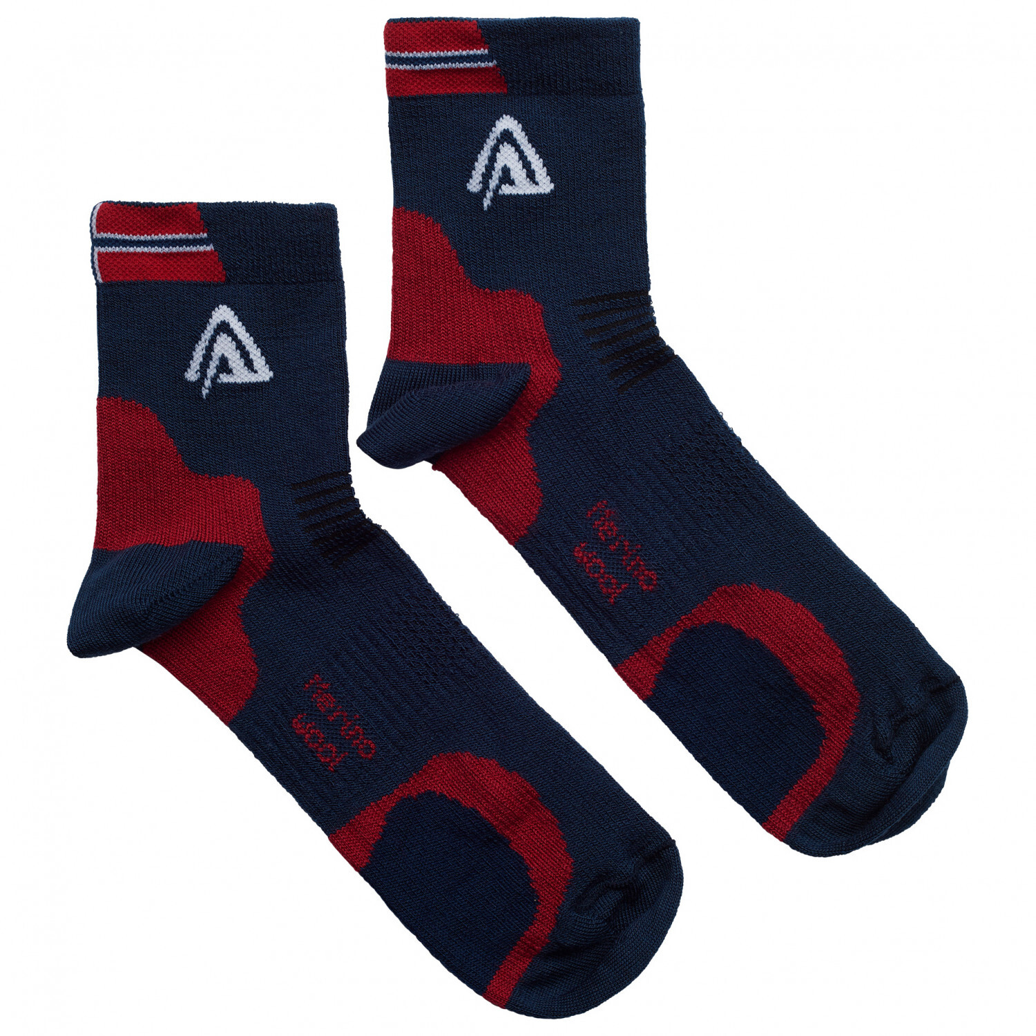 

Носки из мериноса Aclima Running Socks 2 Pack, цвет Blue/Red/White