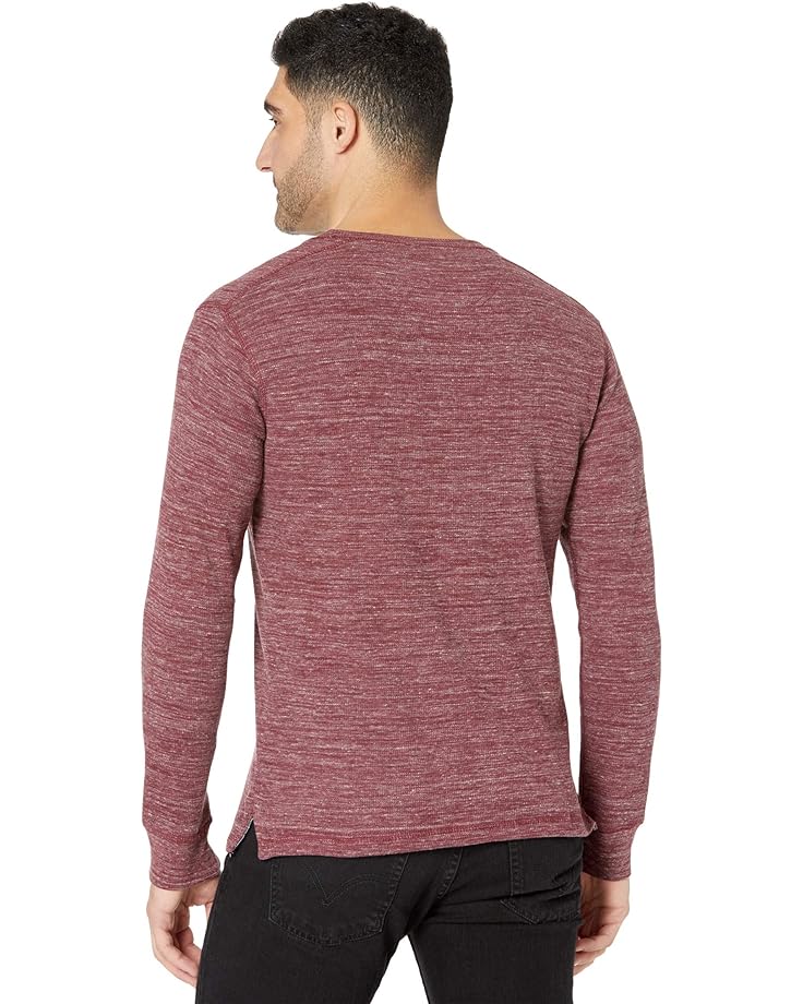 Свитер U.S. POLO ASSN. Long Sleeve Space Dye Crew, цвет Maroon Fall