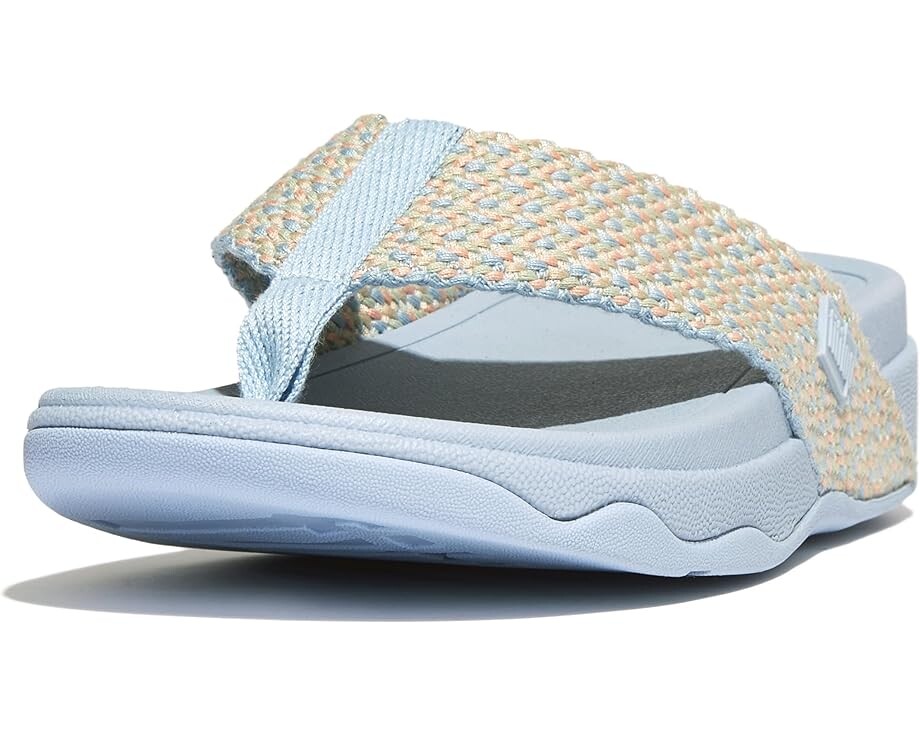 

Сандалии FitFlop Surfa Multi-Tone Webbing Toe-Post, цвет Skywash Blue