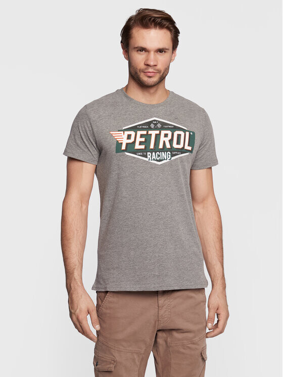 

Футболка стандартного кроя Petrol Industries, серый