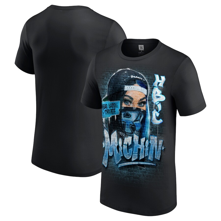 

Футболка с коротким рукавом WWE Authentic Michin, черный