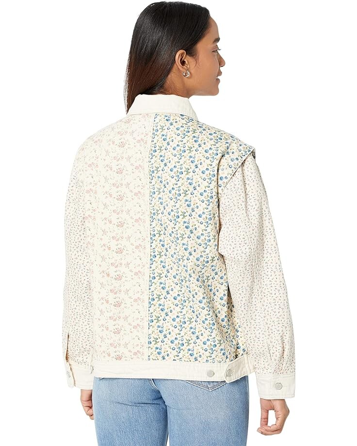 

Куртка Blank NYC Floral Patchwork Trucker Jacket, цвет Multicolor