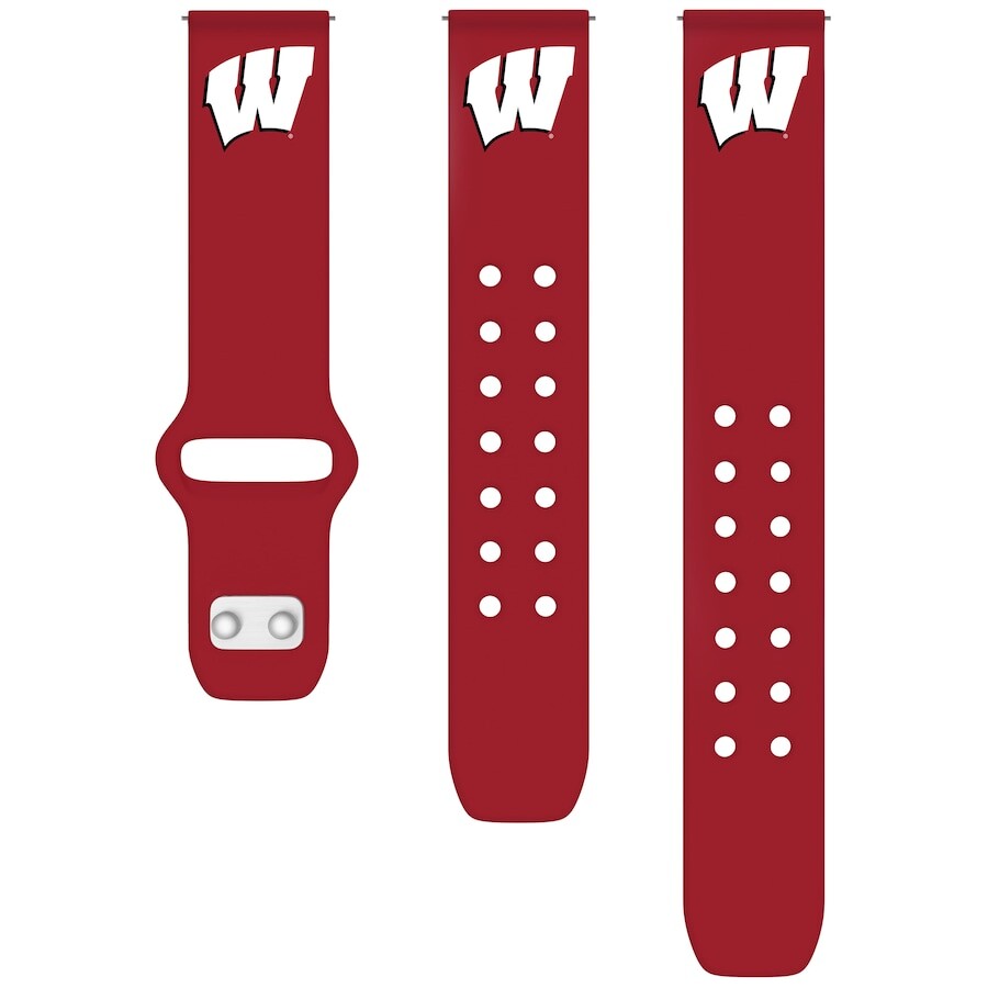 

Ремешок для часов Affinity Bands Wisconsin Badgers, красный