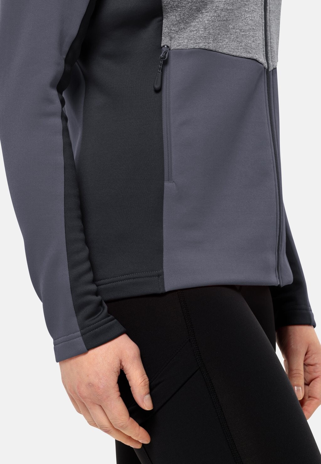 

Флисовая куртка MARIENBERG Jack Wolfskin, серый
