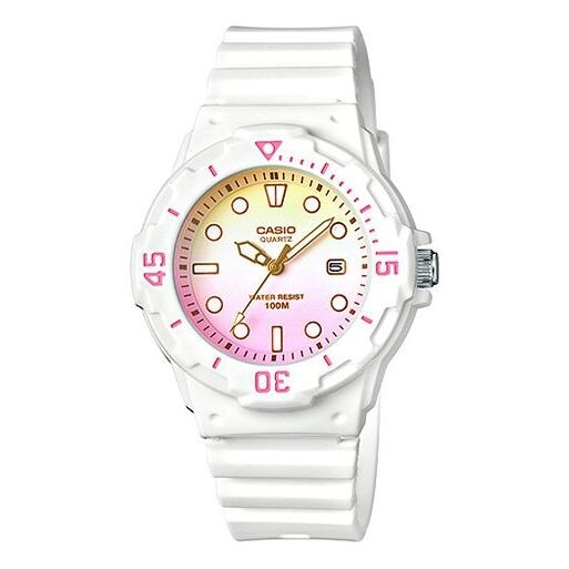 Часы CASIO Waterproof Sports White Analog, белый