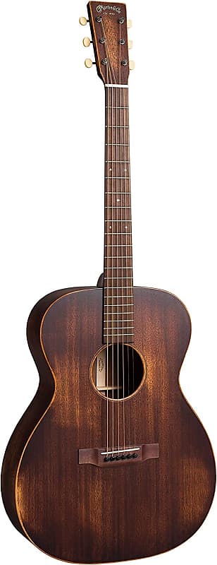 

Акустическая гитара Martin Guitar 000-15M StreetMaster with Gig Bag, Acoustic Guitar for the Working Musician, Mahogany Construction, Distressed Satin Finish, 000-14 Fret, and Low Oval Neck Shape