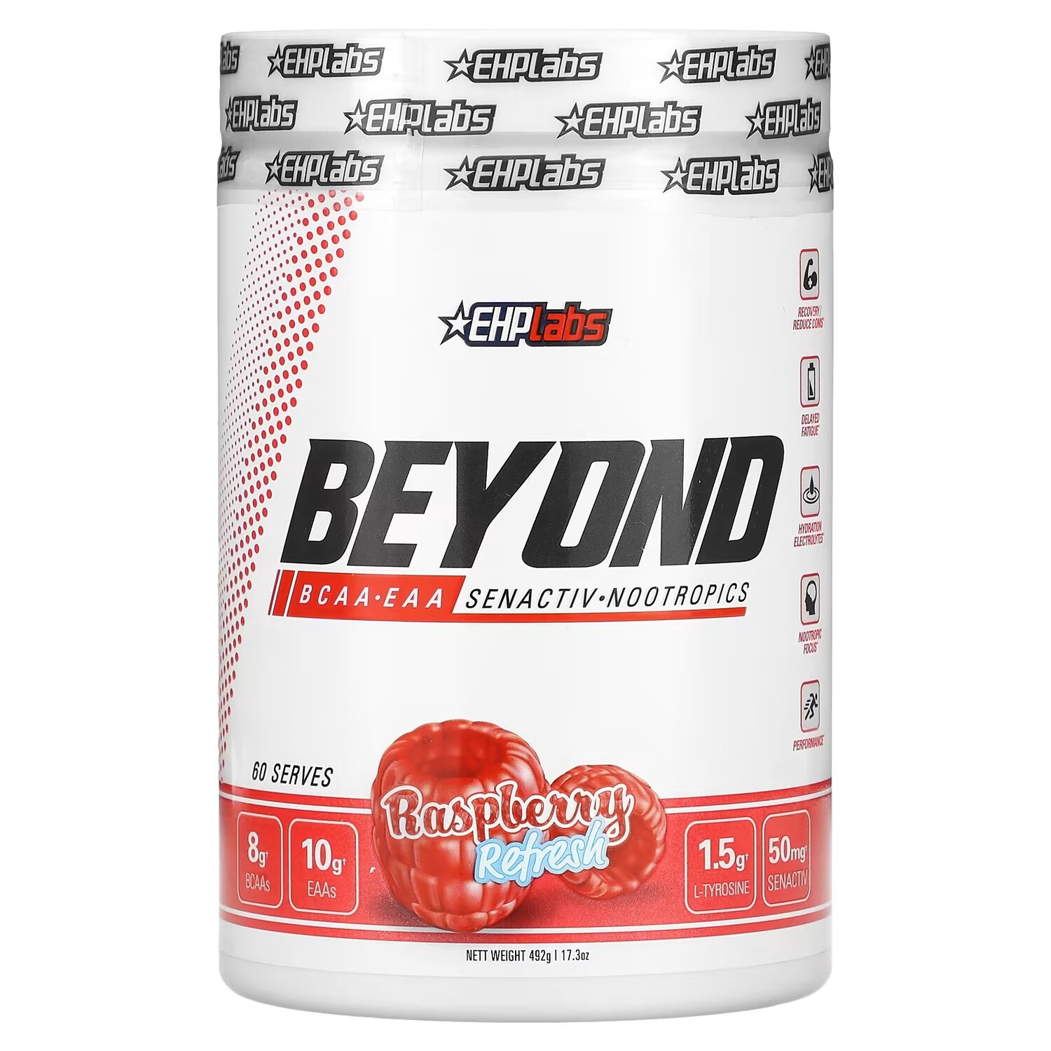 

Пищевая добавка EHPlabs Beyond BCAA + EAA, освежающая малина