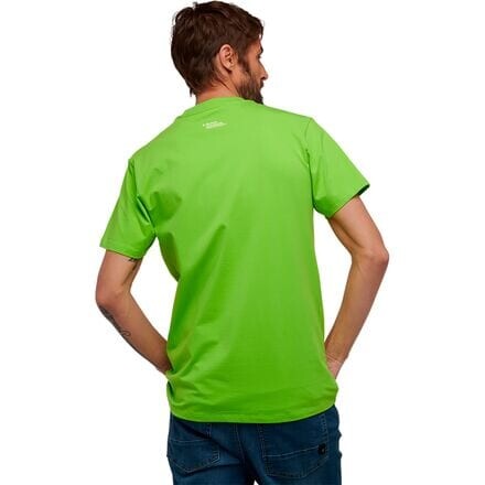 

Футболка с логотипом Mountain мужская Black Diamond, цвет Lime Green