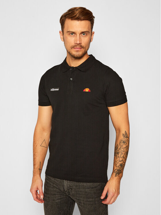 

Рубашка поло стандартного кроя Ellesse, черный