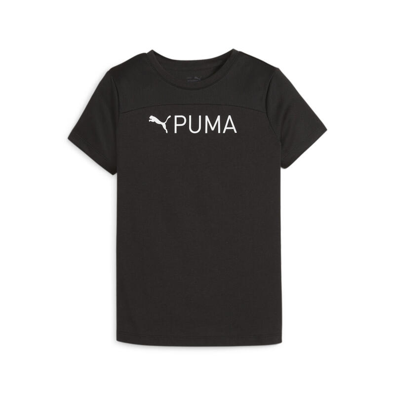 Футболка PUMA FIT для девочек PUMA Black
