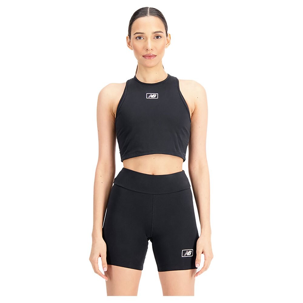 

Спортивный бюстгальтер New Balance Essentials Americana Spandex, черный