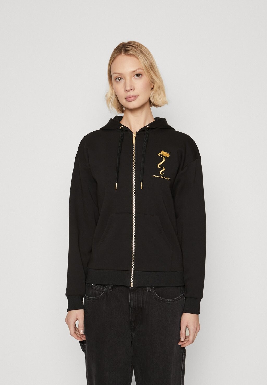

Толстовка на молнии Armani Exchange, черный