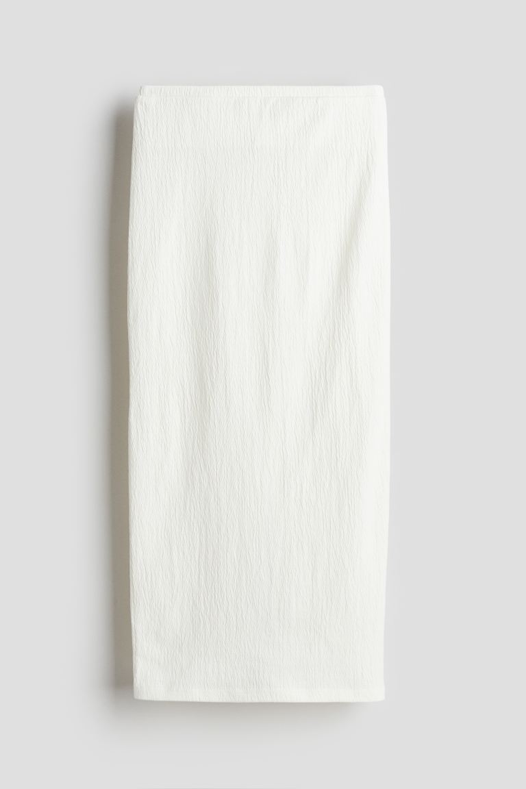 Юбка макси из джерси H&M, белый юбка карандаш 4stars мини разрез размер xs белый
