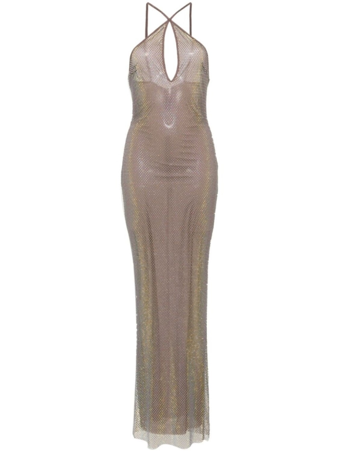 

The New Arrivals Ilkyaz Ozel платье макси Lynn с переливчатым эффектом, коричневый
