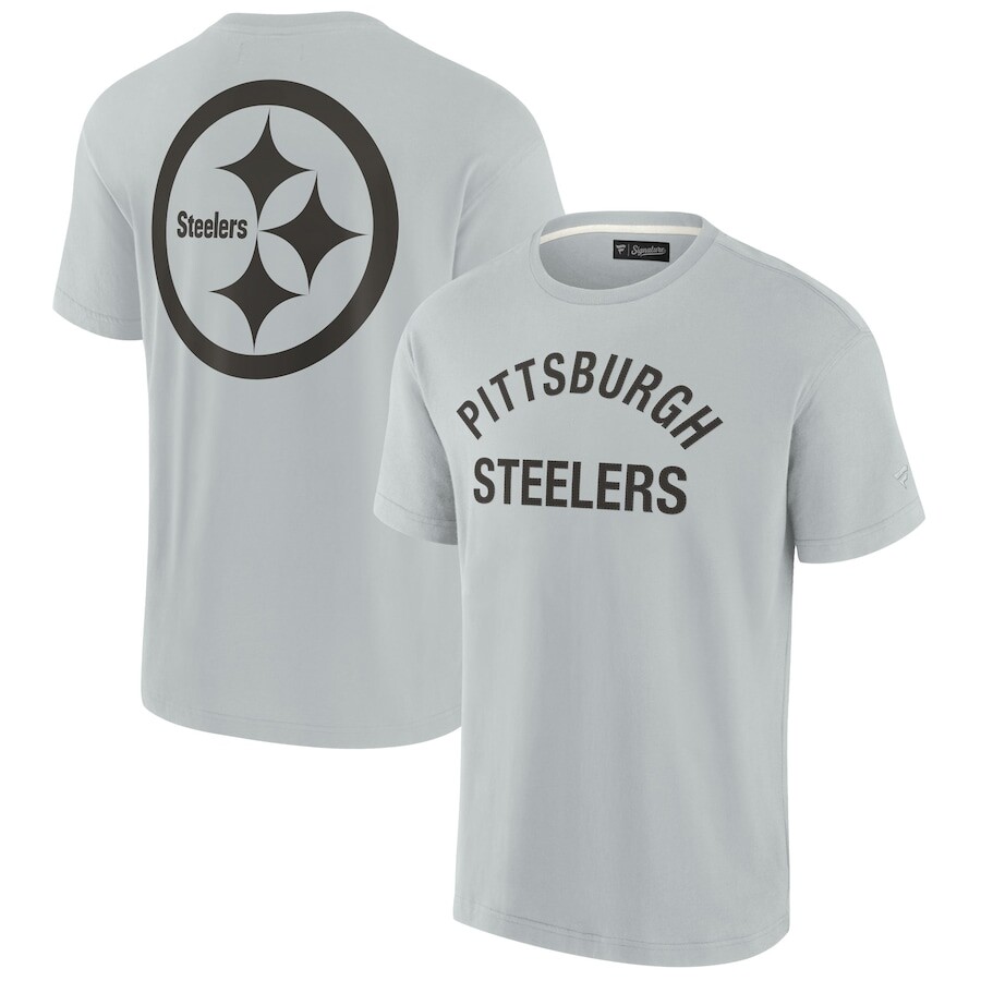 

Футболка с коротким рукавом Fanatics Signature Pittsburgh Steelers, серый