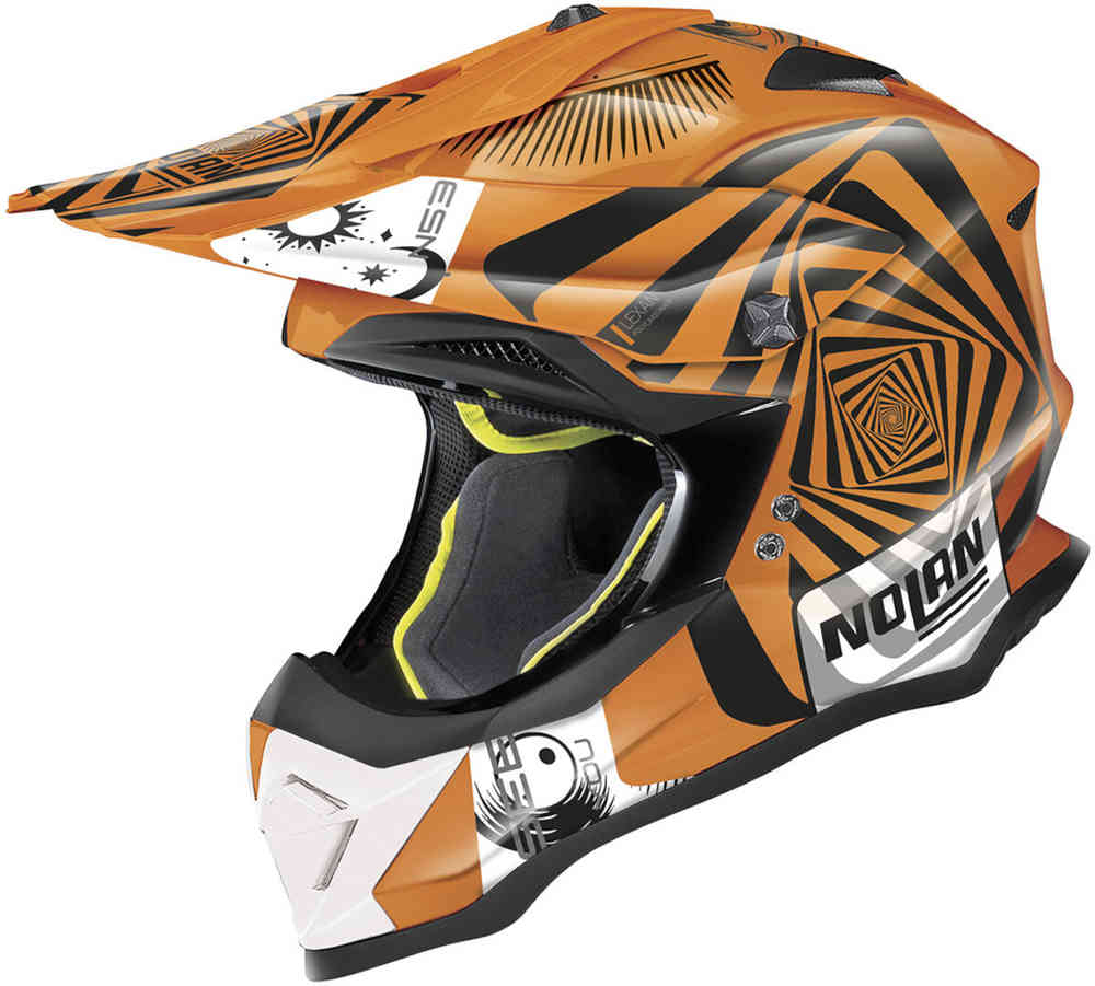N53 Riddler Шлем для мотокросса Nolan, флуоранжевый оранжевый nolan dominic vine street