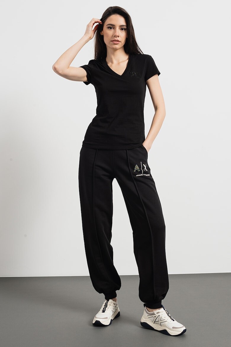 

Футболка с логотипом Armani Exchange, черный