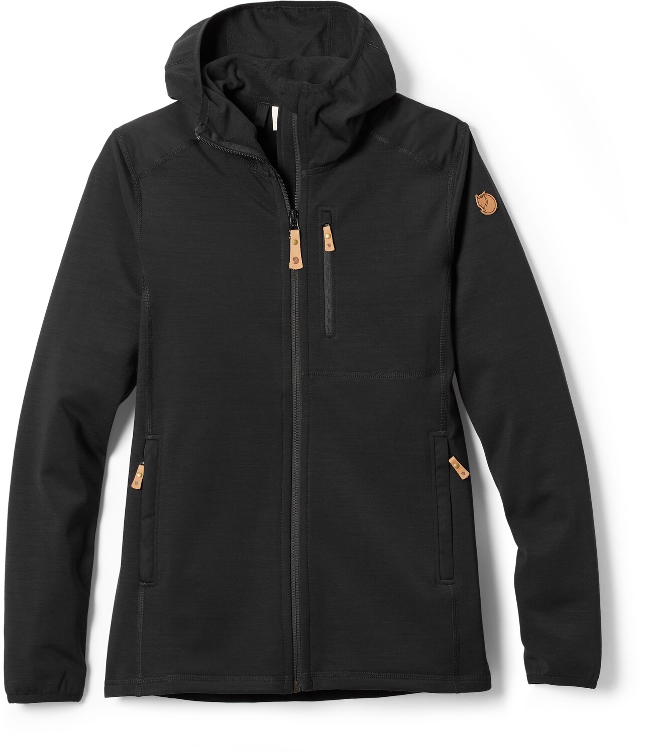 

Флисовая толстовка Keb - женская Fjallraven, черный