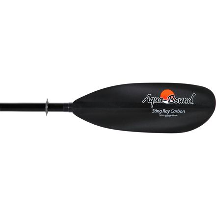 Двухкомпонентное весло Sting Ray Carbon Posi-Lok — 2022 г. Aqua Bound, цвет Black Carbon abX