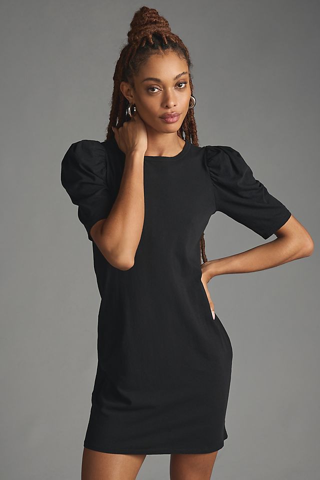 цена Платье Nation LTD Jules с объемными рукавами, черный