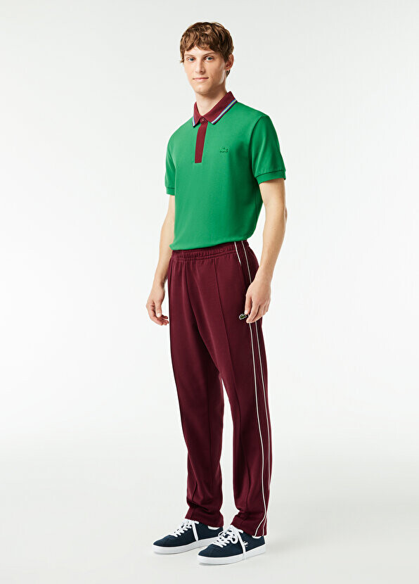 

Красные мужские спортивные штаны стандартного кроя Lacoste, Красный