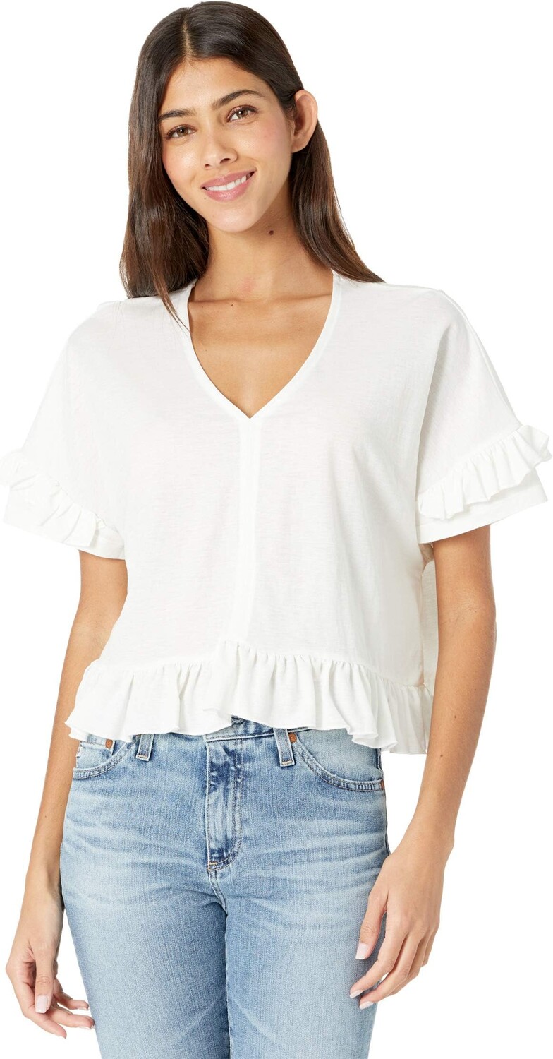 

Футболка Bishop + Young Ruffle Sleeve Tee, цвет Serenity