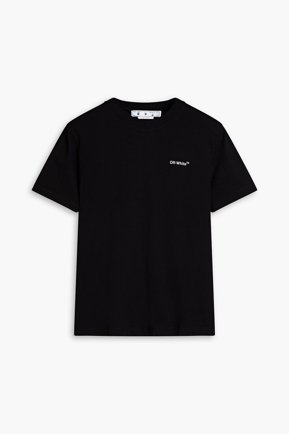 

Футболка из хлопкового джерси с принтом Off-White, черный