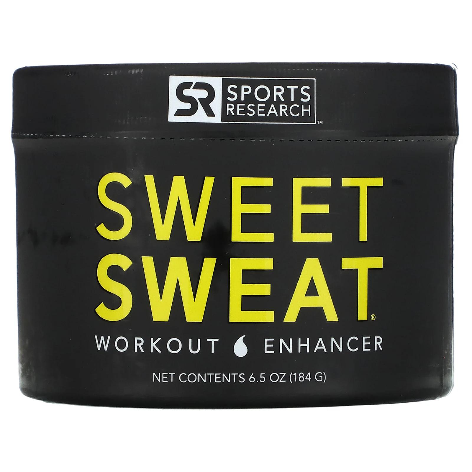 Sports Research Sweet Sweat добавка для повышения эффективности тренировок 184 г (6,5 унции) sports research кабельная скакалка черная 1 шт