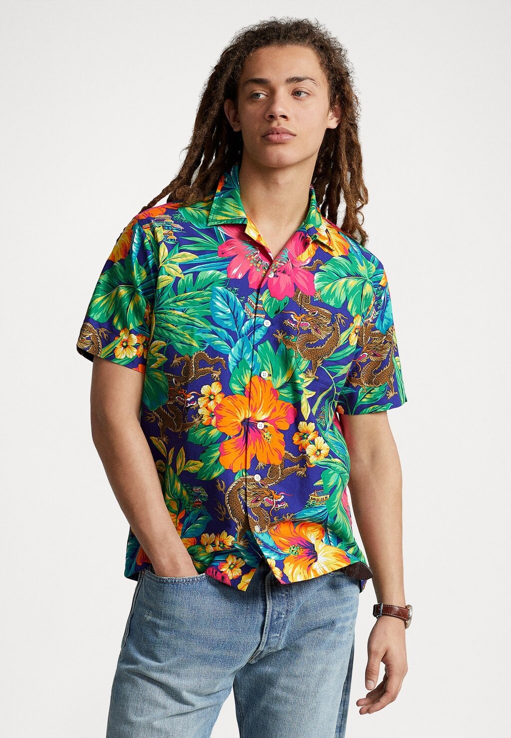 

Рубашка КОРОТКИЙ РУКАВ Polo Ralph Lauren, тропический дракон