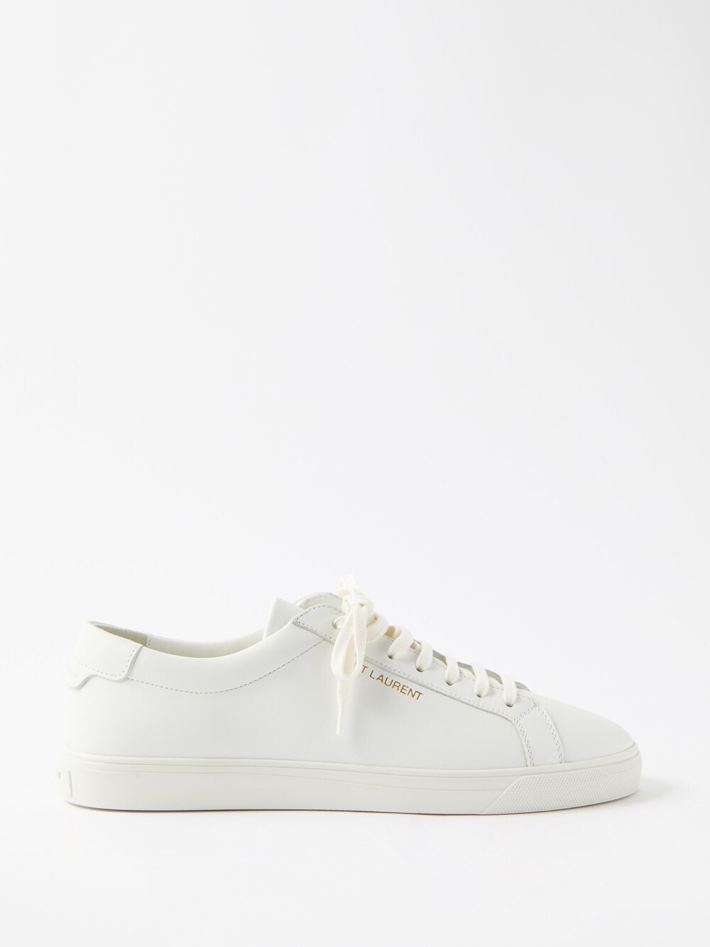 

Кожаные кроссовки andy Saint Laurent, белый