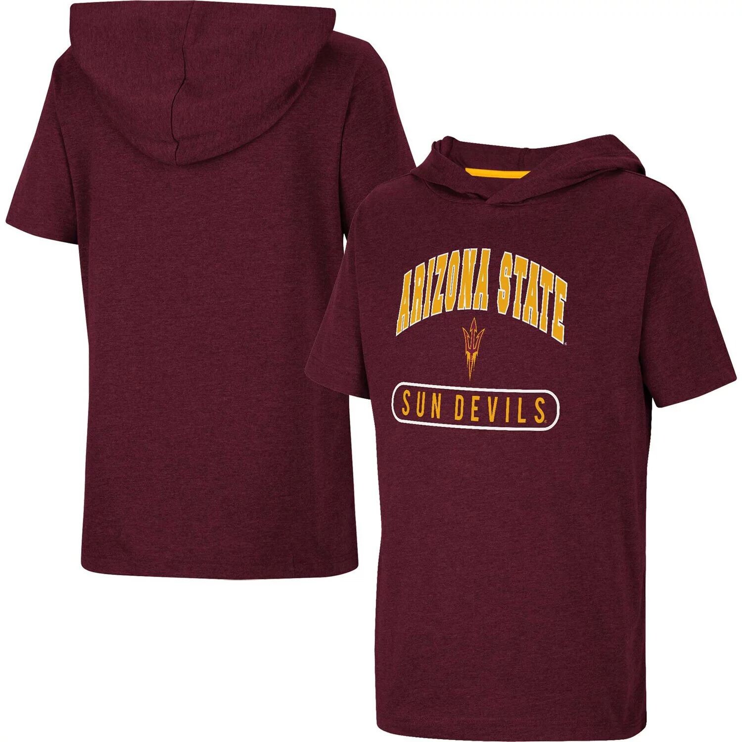 

Молодежная футболка Colosseum Maroon Arizona State Sun Devils Varsity с капюшоном Colosseum