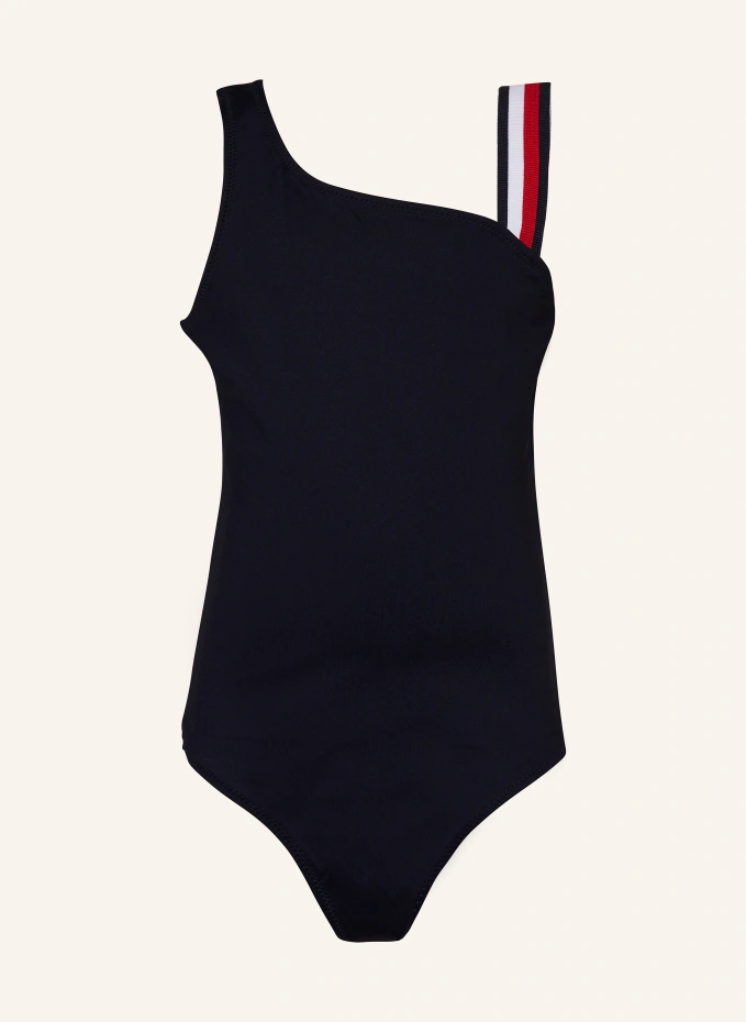 

Купальник на одно плечо Tommy Hilfiger, синий