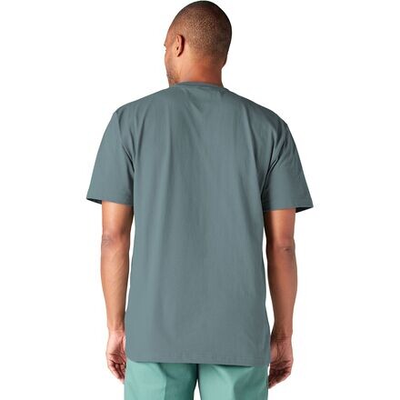 

Тяжелая футболка с карманами и короткими рукавами мужская Dickies, цвет Smoke Blue