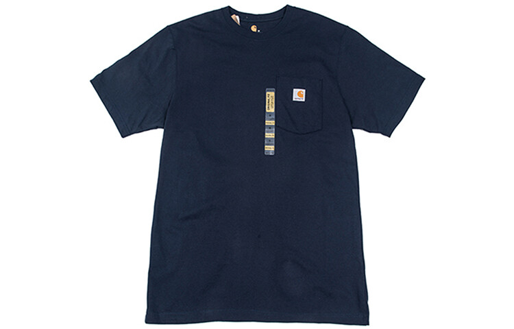 

Футболка унисекс с логотипом Carhartt, синяя