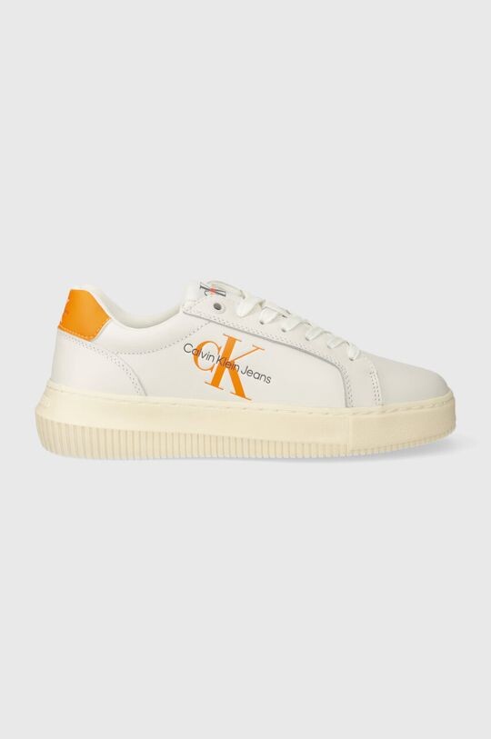 

Кожаные кроссовки YW0YW00823 CHUNKY CUPSOLE MONOLOGO W Calvin Klein Jeans, белый