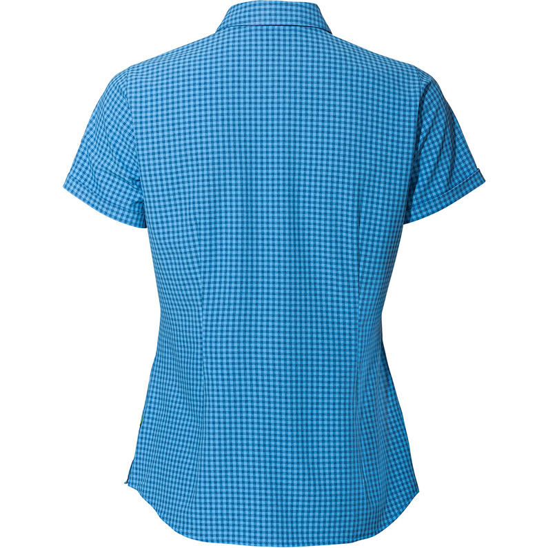Женская блузка Seiland III Vaude, синий блуза в клетку на кнопках