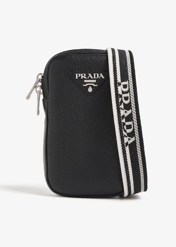

Сумка Prada Leather Mini-Bag, черный