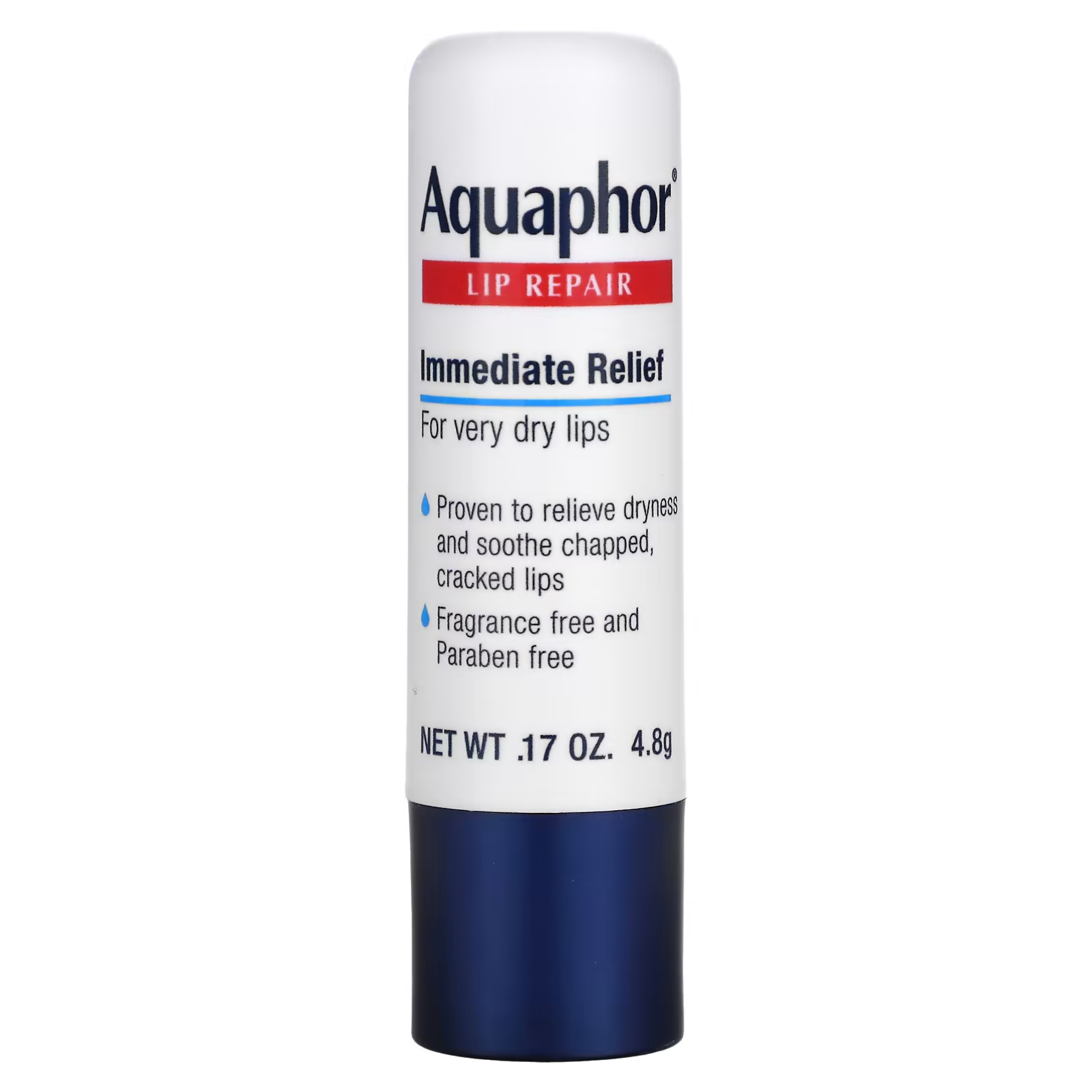 Aquaphor Lip Repair Stick Мгновенное облегчение без запаха, 1 стик, 0,17 унции (4,8 г) aquaphor lip repair немедленное облегчение без отдушек 2 тюбика по 10 мл 0 35 жидк унции