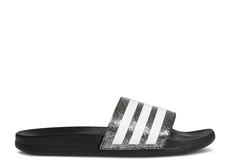 

Кроссовки Adidas ADILETTE COMFORT SLIDE J 'BLACK GLITTER', черный