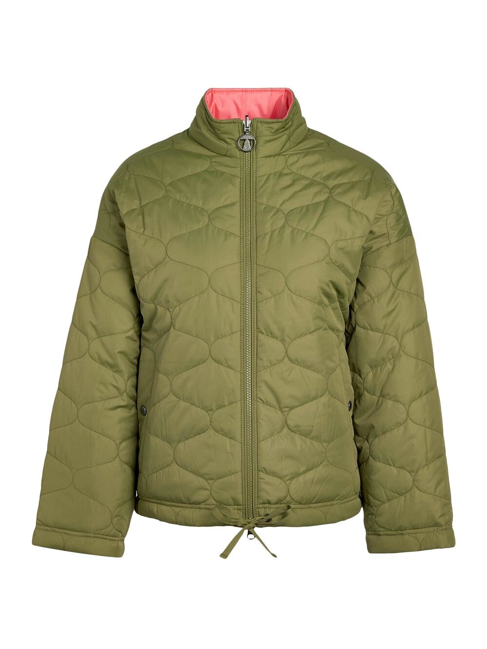 

Двусторонняя стеганая куртка Apia Barbour, розовый