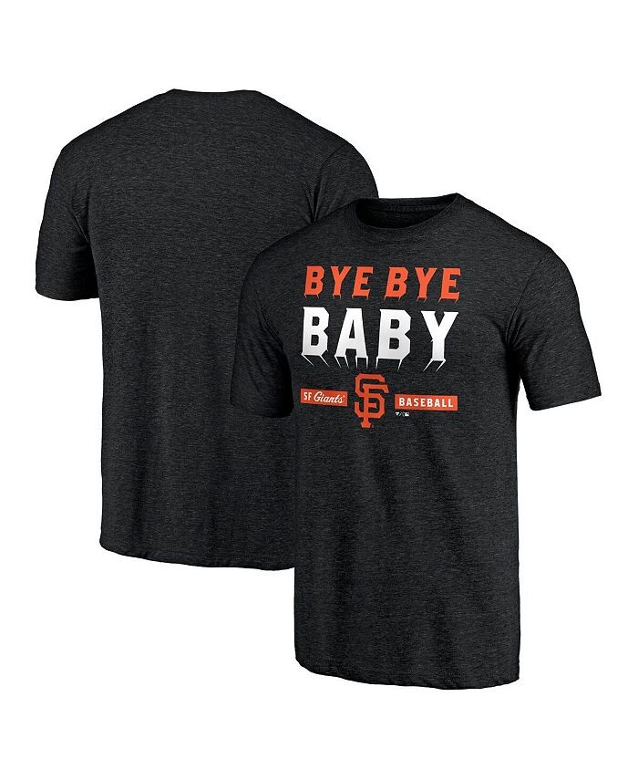 

Мужская черная футболка с фирменным рисунком San Francisco Giants Hometown Collection Tri-Blend Fanatics, черный