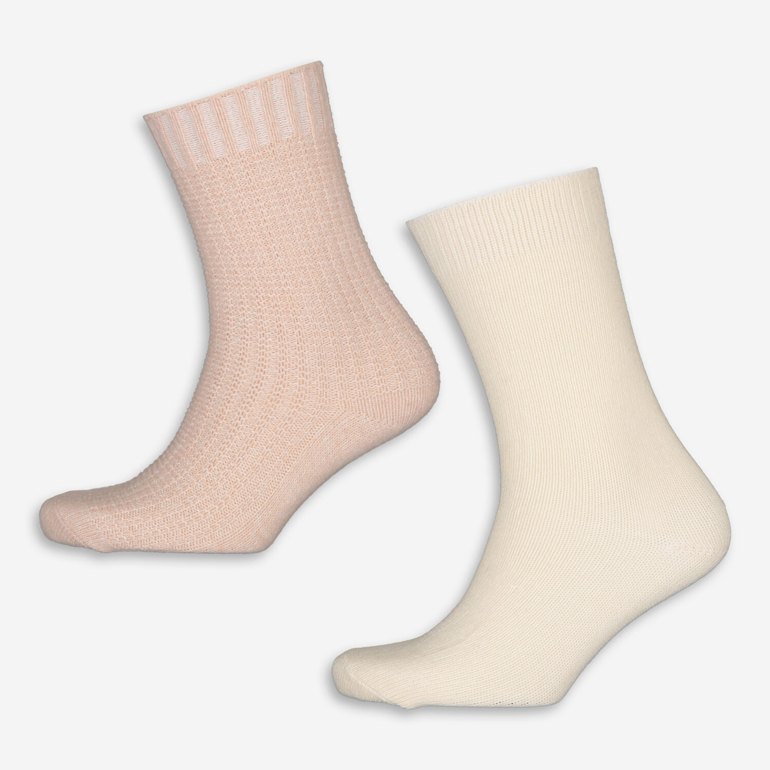 В упаковке 2 носка розового и кремового цвета Frye в упаковке 3 носка с рисунком h